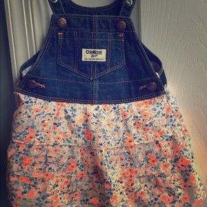 OshKosh B’gosh denim and floral dress